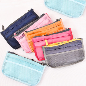Multifunctional Toiletry Bag Canvas Rectangle Large Capacity Storage Bag For Bathroom Everyday Use Solid Color - Product Image 4