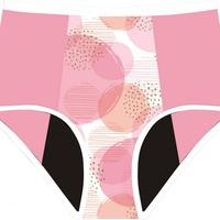 LYNMISS Marque Privée LY757 Culottes Menstruelles d'Été Douces pour Femmes, Grande Taille, Respirantes, en Coton et Spandex, Taille Haute, Hygiéniques