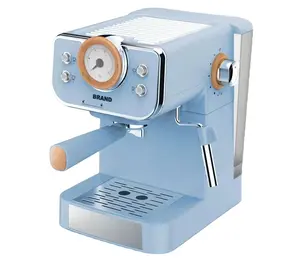 Cafetera eléctrica de vapor profesional, máquina de café capuchino, Espresso, Comercial