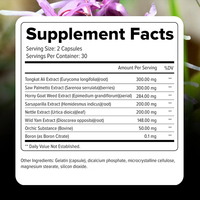 Complément alimentaire pour hommes très vendu, capsules de testostérone pour la croissance musculaire et l'amélioration des performances chez l'adulte, type vitamines