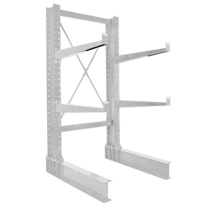 Le stockage portatif résistant d'entrepôt de rayonnage en porte-à-faux industriel étire la corrosion en acier galvanisée adaptée aux besoins du client par OEM de grande charge - Product Image 1