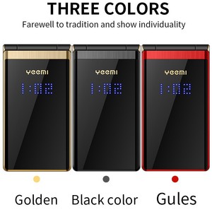 Teléfono Móvil Antiguo Plegable al por Mayor de Fábrica M2-C con Doble Pantalla, Botones Grandes, Audio Potente, GSM 2G, Linterna y Bolsa de Cuero <span class=keywords><strong>Gratis</strong></span> - Product Image 5