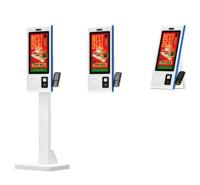 Pembaca Barcode Layar Sentuh Multifungsi Premium 27 Inci Android untuk Pencetakan Badge Check-In QR/Barcode di Aula Pameran dengan SDK