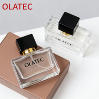 Botella de Perfume Recargable Rectangular de 30 ml, Ecológica, Personalizada y Profesional, Envase de Vidrio Reutilizable al por Mayor