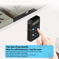Serrure de tiroir intelligente Auvinx, serrure de porte intelligente, serrure électronique à code numérique pour meubles, pour la maison, le bureau, le tiroir