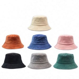 Chapeaux Bob en Velours Côtelé Couleur Unie Tendance Unisexe Style Pêcheur Vintage pour la Pêche et le Ski (Vente en Gros) - Product Image 1