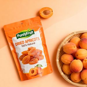 Bolsa con cierre hermético y logotipo personalizado, con capa delgada de aluminio a prueba de humedad para frutos secos y frutas. - Product Image 1