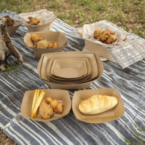 Papier kraft personnalisé plastification mate restauration rapide poulet frit pizza sushi croustilles boîte d'emballage alimentaire <span class=keywords><strong>à</strong></span> emporter - Product Image 2