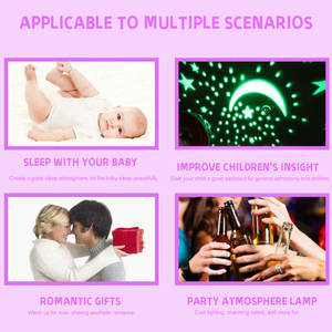 Stella Master 360 gradi di rotazione cielo luce <span class=keywords><strong>stellata</strong></span> 8 luce notturna 3d multicolore proiettore stella per bambini luce notturna a Led - Product Image 5