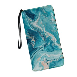 Cartera de PU con Patrón de Mármol para Mujer, Diseño Personalizado, Uso Diario, Verano 2025 F66 - Product Image 2