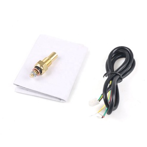 2 "52 Mm Xe Dầu Nhiệt Độ Đo 40-140 Độ C Nhiệt Độ Dầu Meter 7 Màu Sắc LED Tốc Độ Cao động Cơ Với Cảm Biến - Product Image 5