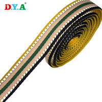 Sangle en polyester tissé réfléchissant colorée de 25 mm pour collier de chien et ceinture pour animaux de compagnie – Fabricant