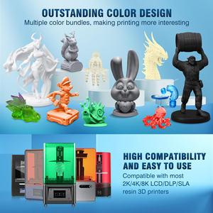 เรซิ่นสำหรับพิมพ์ 3 มิติ คุณภาพสูง แข็งแรงทนทาน สำหรับงานวิศวกรรม  405nm UV คล้าย ABS สำหรับเครื่องพิมพ์ 3 มิติ - Product Image 4