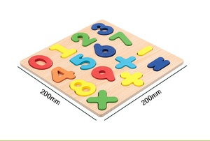 Quebra-Cabeça Educacional 3D de Letras e Números em Madeira para Crianças, Brinquedo DIY Montessori para Meninos e Meninas - Product Image 2
