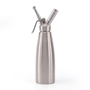 Custom 1 Liter Professinal Whip Cream Dispenser Stainless Steel