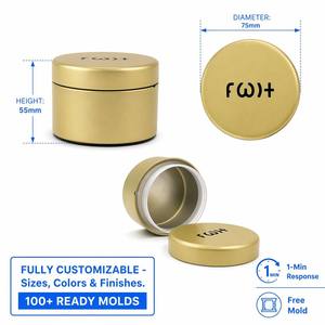 Caja Metálica Portátil de Bolsillo para Viaje, Mini Contenedor Hermético para Hierbas Secas, a Prueba de Olores, Venta al por Mayor, Fabricación OEM Personalizada - Product Image 2