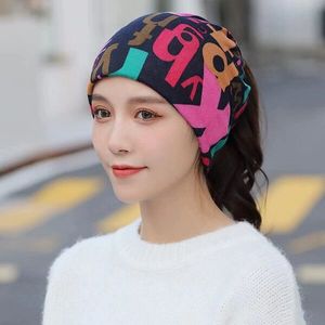 Chapeau-turban polyvalent automne-hiver pour <span class=keywords><strong>femme</strong></span>, avec écharpe intégrée, protection chaude du cou, style foulard tendance - Product Image 1
