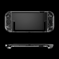 Protection transparente en plastique clair pour manette Nintendo Switch 2, protection en acrylique cristallin, couverture intégrale, anti-poussière, étui rigide