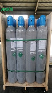 Bouteilles de gaz en acier sans soudure haute pression ISO 9809 de 40L et 50L pour oxygène/acétylène/azote/argon/hydrogène - Product Image 2