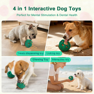 Juguete Interactivo Personalizado para Perros, Dispensador de Comida Lenta, Pelota Masticable, Pelota Rodante, Juguete de Silicona para Perros, Dispensador de Golosinas - Product Image 6