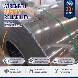 ISO Certified 410 430 2.0mm x 1250mm Mill Edge JIS G4305 Stainless Steel Coil with Consistent Hardness - Product Image 1
