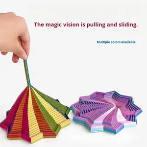 Juguete Antiestrés en Espiral 3D Colorido, Rompecabezas de Plástico para Niños de 8 a 13 Años, Unisex - Product Image 2