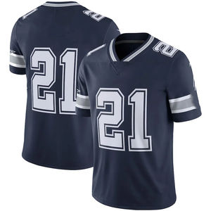 جودة عالية مخيط ملابس كرة القدم الأمريكية #4 بريسكوت #88 الحمل #11 بارسونز #21 إليوت التطريز قميص كرة القدم الأمريكية - Product Image 2