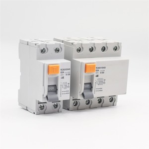 Disjoncteur différentiel RCBO 63A 2P pour contrôle industriel, interrupteur à air électronique de type électromagnétique - Product Image 3