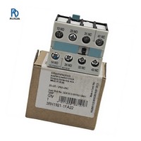 Bloque de Contacto Auxiliar de Aleación de Plata 3RH1921-1FA22 AC 230V/DC 24V IP20 con Terminal de Tornillo, Montaje a Presión, Accesorio Enlazable para