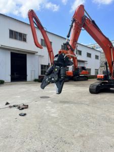 Factory Price Excavator <strong>Attachments</strong> Double Cylinder Hydraulic Scrap <strong>Shear</strong> for Demolition - Product Image 4