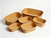 Bols jetables carrés naturels de qualité supérieure, fabriqués à partir de son de riz et de balles de riz, écologiques, biodégradables et compostables