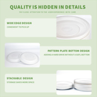 Assiettes jetables robustes et écologiques de 7, 8, 9, 10x10 pouces, personnalisables en usine, compatibles micro-ondes, pour burritos et fêtes