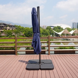 Sombrilla Moderna para Exteriores, Impermeable, Tipo Cantilever, Plegable, con Poste de Hierro, para Jardín, Playa, Patio, Hotel, Restaurante, Parque - Product Image 6