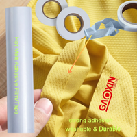 Ruban adhésif thermofusible double face en TPU de bonne qualité pour le collage sans couture des ourlets de vêtements, des t-shirts, des capuches de vestes d'extérieur et des patte de boutonnage