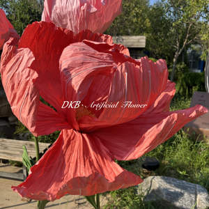 Decoración de Boda, Flores Gigantes Artificiales Simples con Tallo de Seda y Plástico, Fácil Montaje para Eventos - Product Image 4