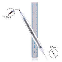 Stylo chirurgical professionnel de marquage de la peau, 1 pièce, cosmétique médical, Permanent, stérile