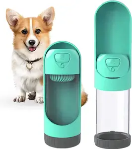 Dispensador de água para bebida de cachorro, venda quente, durável, portátil, para viagem, cão, tigela com filtro