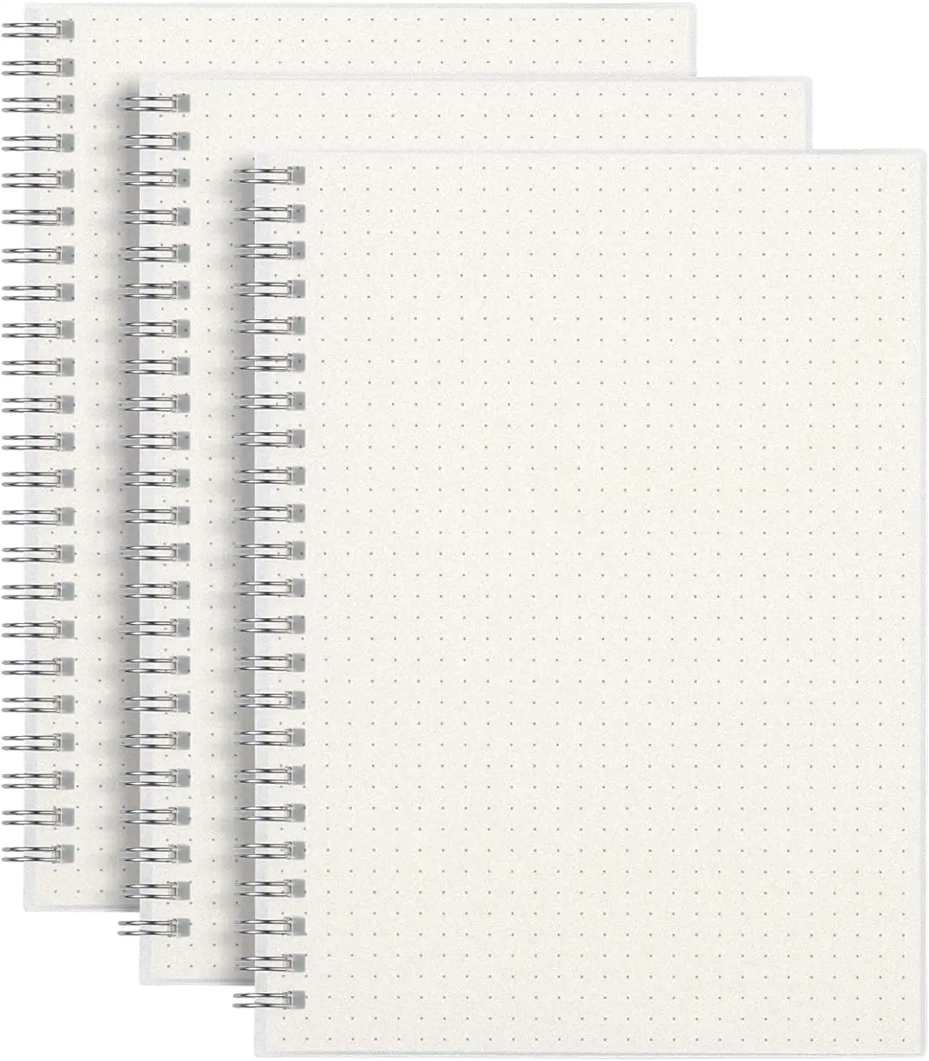 Vente en gros de carnet d'agenda à sublimation Journal en cuir de taille A5 avec reliure en spirale et feuilles mobiles couverture en PVC PP imprimé