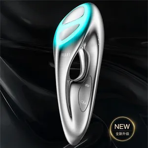 mini microcurrent led facial contour tightening vibration massager skin care device neck face beauty ems facial lifting device