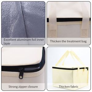 Promotion <b>Picnic</b> Lunch Food Bag Insulated Non-woven Travel Cooler Basket for Camping - Product Image 5