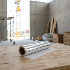 Feuille d'aluminium en tissu non tissé Matériau d'isolation thermique réfléchissant la chaleur pour le toit des bâtiments, les murs, les CVC et l'utilisation industrielle - Product Image 3