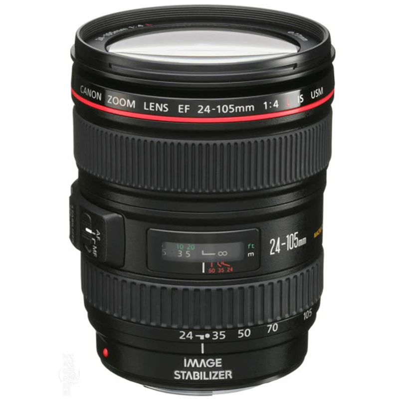 Chất Lượng Cao Gốc Thứ Hai Tay Thương Hiệu Máy Ảnh HD Chống Rung Ống Kính Zoom EF 24-105Mm F/4L Là USM