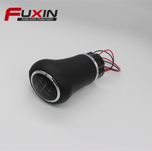 LEDギアヘッドシフトボタンフレームVites Topuzu Maneta電線カラーステッチレザーBMWE46カーギアシフトノブ用 - Product Image 5