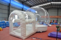 Dôme gonflable transparent pour enfants, tente gonflable, tente à bulles, tente à balles