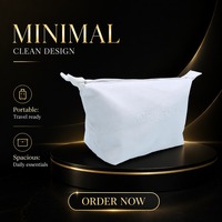 Sacs de maquillage gaufrés personnalisés pour votre marque, organiseur de toilette en toile, étui de rangement cosmétique de voyage, cadeau de mariage pour demoiselles d'honneur