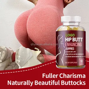 Booster gommeux d'élargissement des fesses et des hanches de marque privée OEM Gummies Bbl plus gros Gummies d'élargissement des fesses