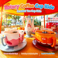 Manège Tasses à Thé Rotatives pour Enfants, Équipement de Parc d'Attractions et de Fête Foraine, à Vendre