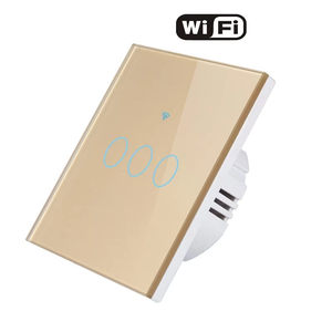 WiFi Smart <strong>Light</strong> Switch Work with <strong>Alexa</strong> Google Ass. Multi-Way <strong>Control</strong> by Smart Life App 1-4 Gang Touch <strong>Light</strong> Switch Glass Panel - Product Image 3