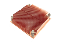 Hongyi terbaik 1U tembaga pasif sirip Skiving CPU pendingin penyerap panas Server Intel soket LGA 1150/1155/1156/1151/1200 95W kipas