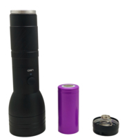 Lampe de poche d'urgence étanche IP65 à haute luminosité 1600LM, faisceau longue portée 1021M, 6000mAh, blanc froid 7000K, pour camping, 100+ exclusif privé